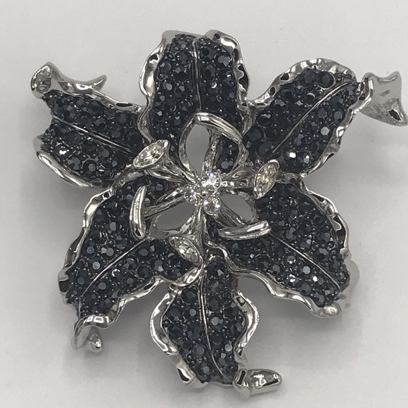 Nolan Miller Jewelry - Nolan Miller Midnight Lily Pin